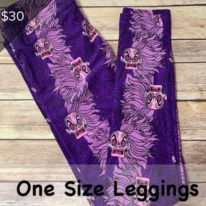 Lularoe Disney Villain Leggings OS